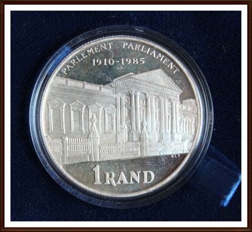 1985 S.A. Proof R1, Parliament,Excellent Coin, Put in a Excellent Box, as per Photo.