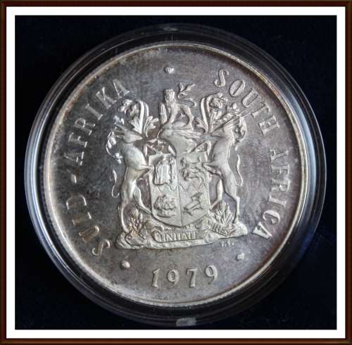 1979 S.A. Proof R1, Excellent Proof Coin, Put in a Excellent Box, as per Photo.