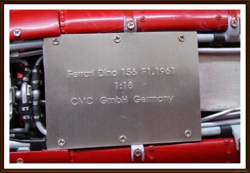 F1  Memorabilia  Collectible Cars, Ferrari 156, Phil Hill Nº2, 1961, as per Photo.