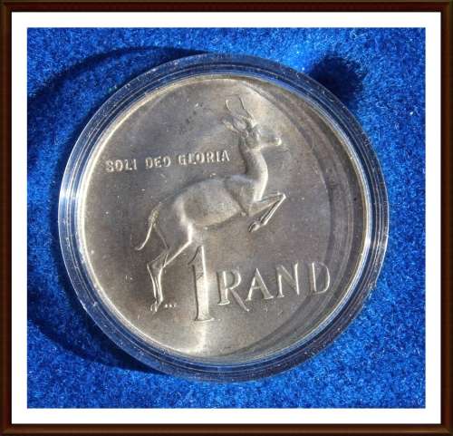 1966 Rep.S.A.  English One Rand in UNC Conditions, Bid Per Coin, as per Photo.