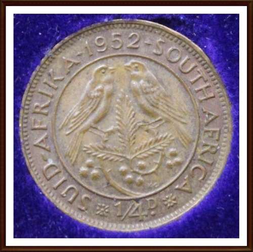 1952 S.A.U. Excellent Long Set, of  UNC and Circulated Coins, Evalue yourself, as per Photo.