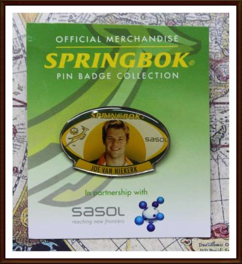 Memorabilia of Rugby, Start 1 Rand, Bid per Pin (6 Different Pin´s), as per Photo.