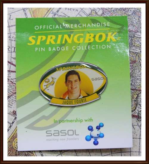 Memorabilia of Rugby, Start 1 Rand, Bid per Pin (6 Different Pin´s), as per Photo.