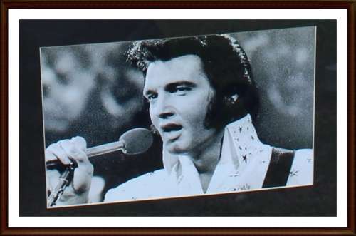 Elvis Presley, Authentic Limited Edition, Lithograph Elvis´ Gun License Application, as per Photo.