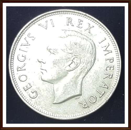 1940 Uni. of S. A. 2 1/2 Shillings, Circulated Coin, Judge Cond. for Yourself, as per Photo.