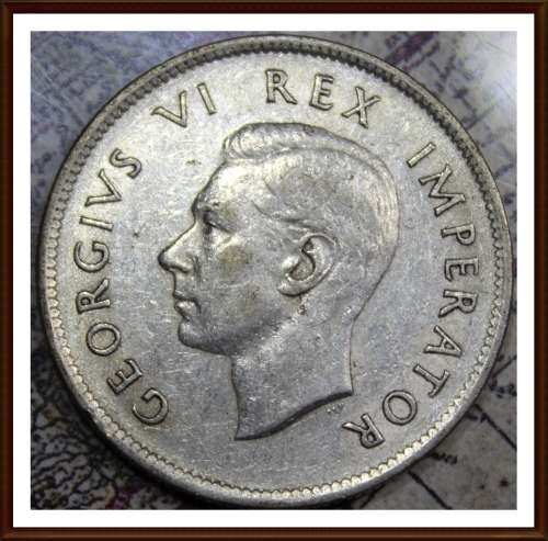 1940 Uni. of S. A. 2 Shillings, Circ. Conditions, Judge Cond. for Yourself, as per Photo.