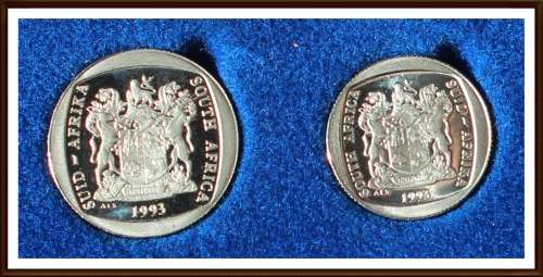 1993 Rep. of South Africa, Excellent Proof Set,  asper Photo.