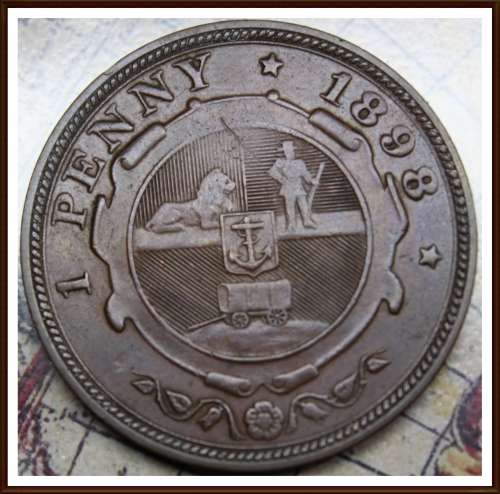 1898 Z-A-R - Penny, Circulate Coin. Judge Cond. for Yourself, as per Photo.