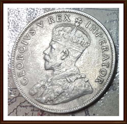 1933 Uni. of S. A. 2 Shillings, Circulate Coin. Judge Cond. for Yourself, as per Photo.