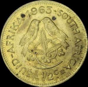 1963 Rep. of S.A, Full Set the Circ. Coins and Almost UNC, Judge Cond. for Yourself,  as per Photo.