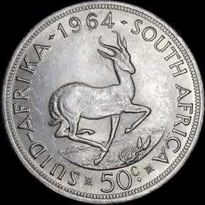 1964 Rep. of S.A, Full Set the Circ. Coins and Almost UNC, Judge Cond. for Yourself,  as per Photo.