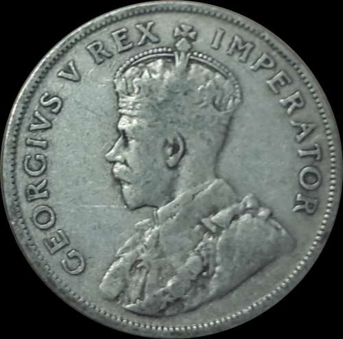 1935 Uni. of S. A. 2 Shillings,  In Circulated  Conditions, as per Photo.