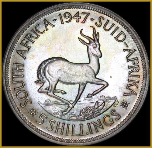 1947 Union of  South Africa, Immaculate Short Proof Set, Coins in Excellent Tone, as per Photo.