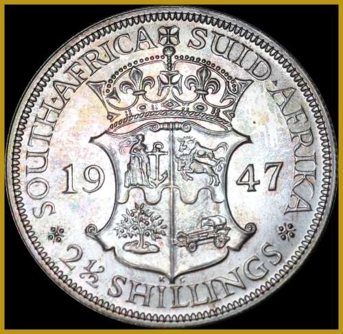 1947 Union of  South Africa, Immaculate Short Proof Set, Coins in Excellent Tone, as per Photo.