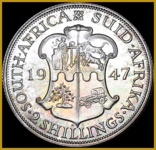 1947 Union of  South Africa, Immaculate Short Proof Set, Coins in Excellent Tone, as per Photo.