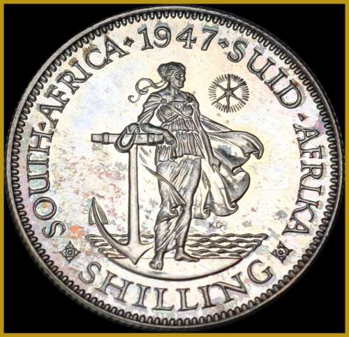1947 Union of  South Africa, Immaculate Short Proof Set, Coins in Excellent Tone, as per Photo.