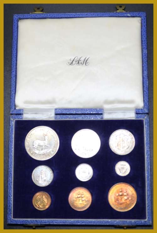 1947 Union of  South Africa, Immaculate Short Proof Set, Coins in Excellent Tone, as per Photo.