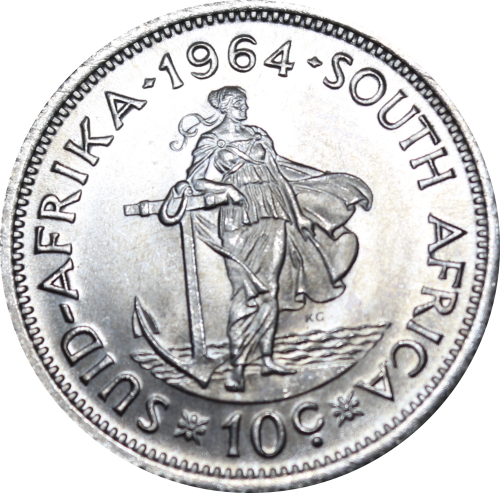 1964: Rep. of  South Africa: Excellent  Set of Coins Almost UNC in Very Good Conditions, per Photo.