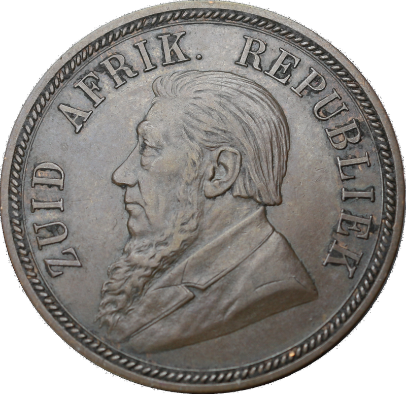 Z.A.R :  Penny : 1892, Excellent Coin in  Very Good Grade, Please as per Photo.