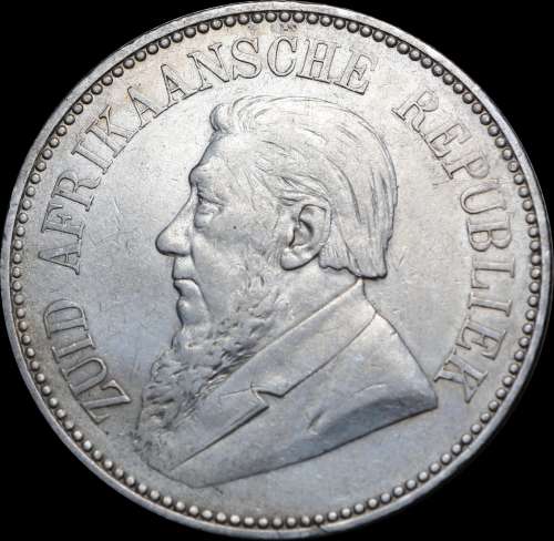 Z.A.R  Half Crown 1896  Circulated Coin in Good Cond. , 284.760 Only  Minted, Please as per Photo.