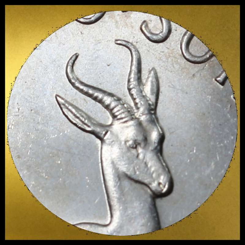 1950 : Uni of  S. A.: High Grade 5 Shillings (MS) Conditions, Scare Coin and Rare in this Grade..