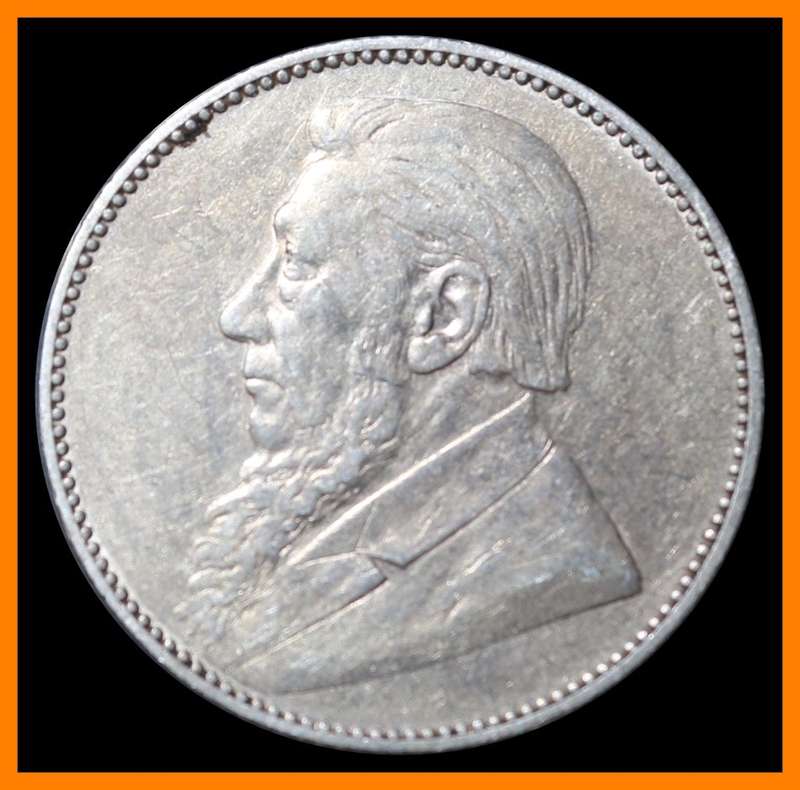 1897 : ZUID AFRIKAANSCHE REPUBLIEK :One Shilling in Circulated Condition, as per Photo.