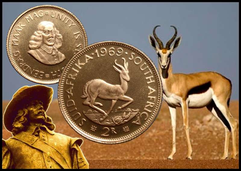 1969 : Rep. South Africa : Gold R2 Proof Coin :  Description Below, as per Photo.