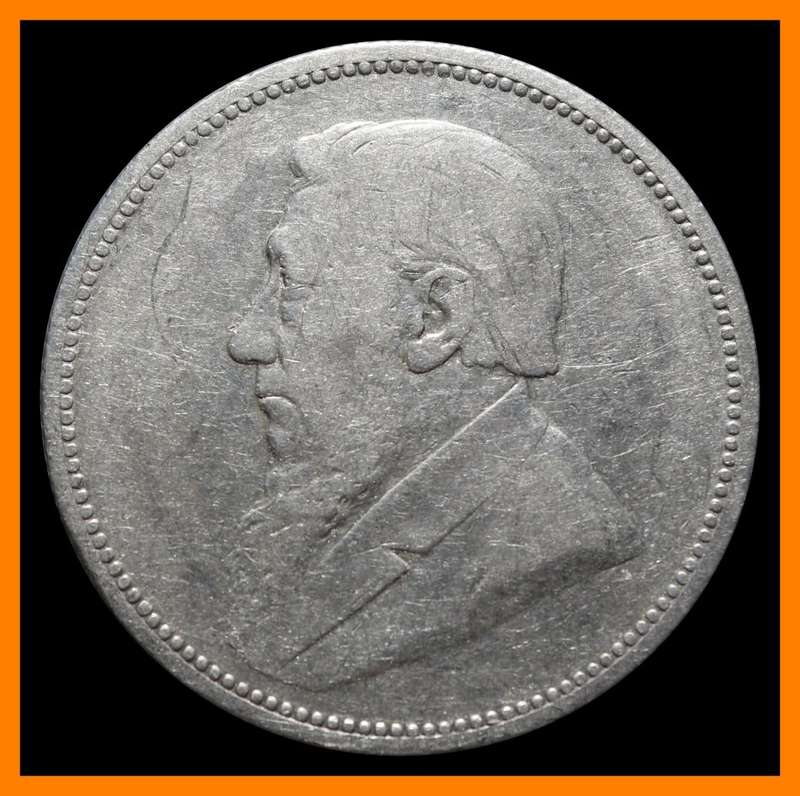 1894 : ZUID AFRIKAANSCHE  REPUBLIEK  : Two  Shillings : Circulated Coin, as per Photo.