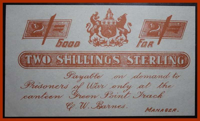 FORGED : "GOOD FORS" FROM THE BOER WAR. TWO SHILLING STERLING, (ALMOST  UNC), as per Photo.
