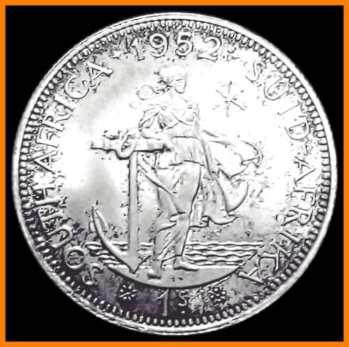 1952 Union of S.A. : One Shillings : Coin in Proof Conditions, 1.500 Minted, as per Photo.
