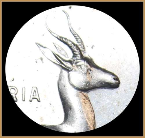 1965 Rep. of S.A. : Mix Set 1 Rand PROOF Coin and 50c 20c 10c 5c in UNC Cond. Descrip, bellow.