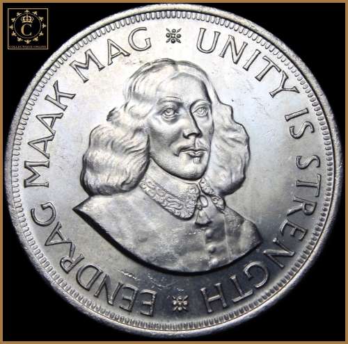 1962 Rep. of S.A. : Fifty Cent : Excellent Coin in Almost UNC Condition, As per Photo.