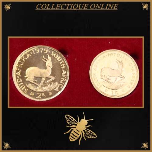 1979 Extremely Rare LONG PROOF SET WITH GOLD R2 & R1 COINS and  SILVER  R1 DESCRIP. BELOW.