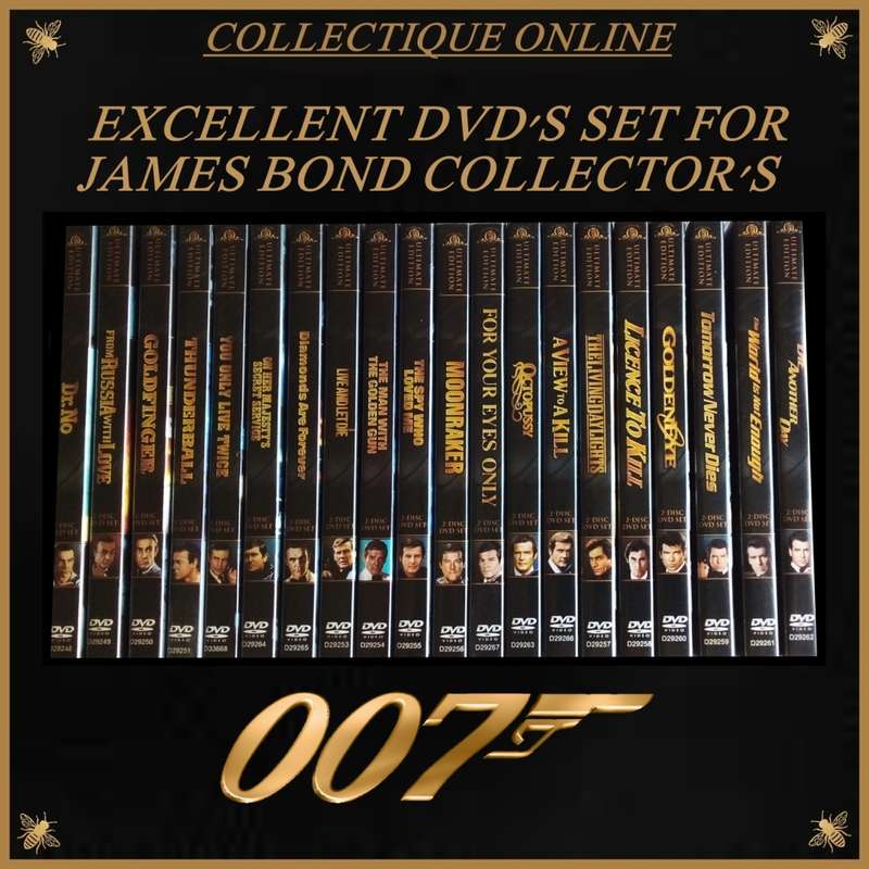 20 DVD`S    JAMES BOND