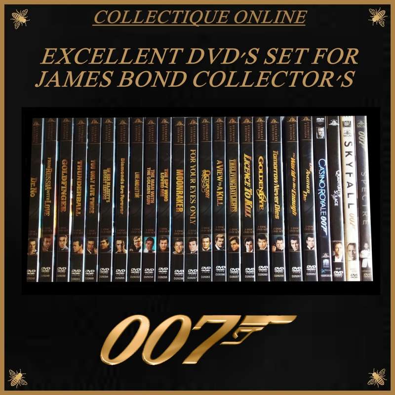 20 DVD`S    JAMES BOND