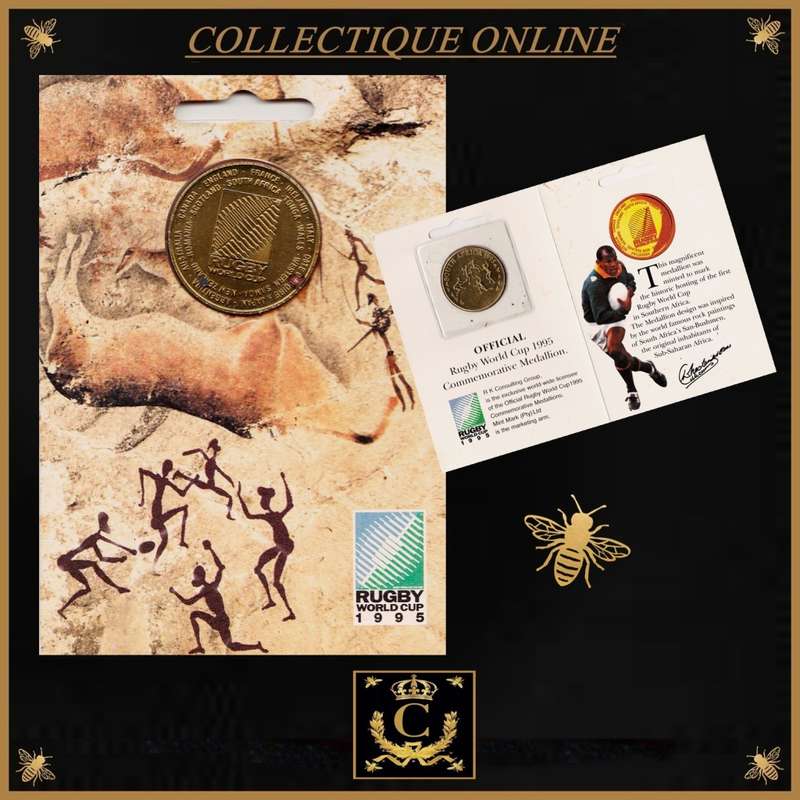 1995 : RUGBY WORLD CUP : Commemorative medallion. As per Photo.