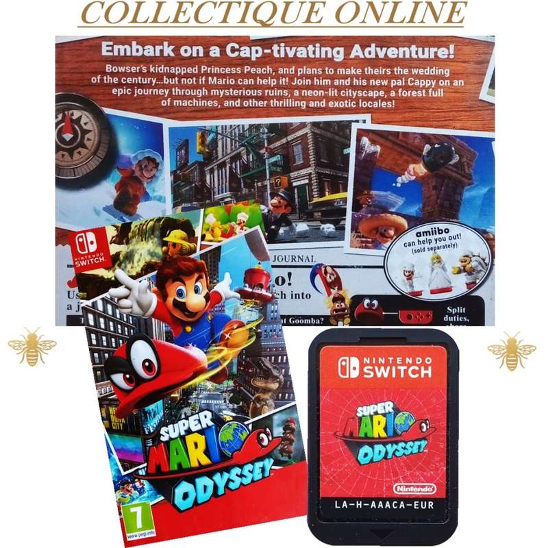NINTENDO SWICH : SUPER MARIO ODYSSEY : ISSUE 2017 : . As Per Photo.