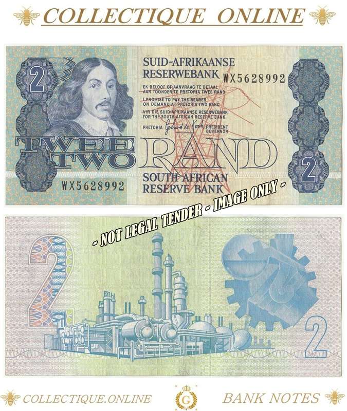 1989 :  REPLACEMENT NOTE /WX : TWO RAND : GPC de KOCK  : SECOND ISSUE : TYPE 11.