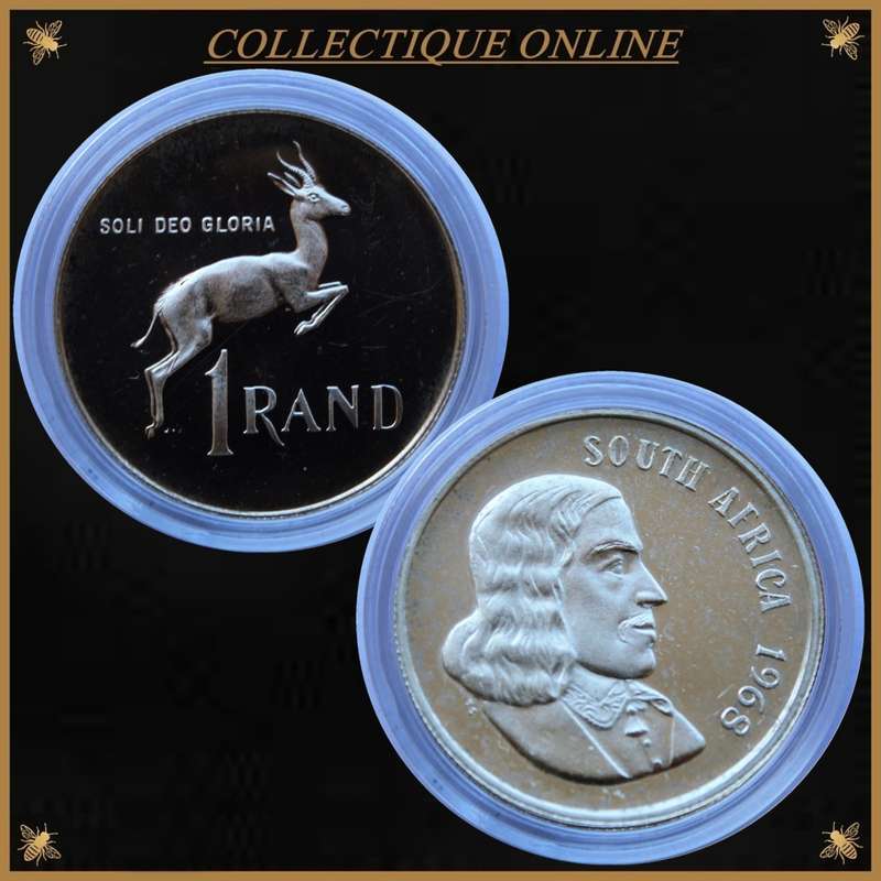 1968 : REPUBLIC of S.A. :  PROOF ONE RAND. As per Photo.