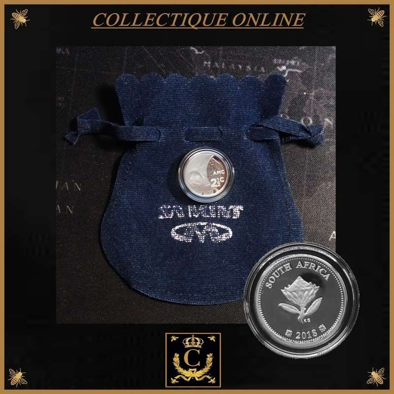 2018 : Silver Proof Tickey (2 ½ Cent ) :  - Computed Tomography - . As Per Photo.