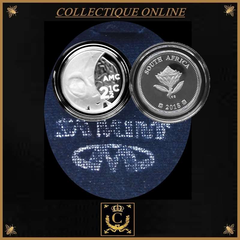 2018 : Silver Proof Tickey (2 ½ Cent ) :  - Computed Tomography - . As Per Photo.