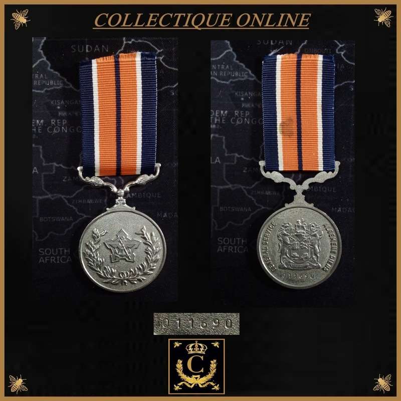 SADF : GENERAL SERVICE MEDAL : NUMBERED 011690 : FULL SIZE : As Per Photo.