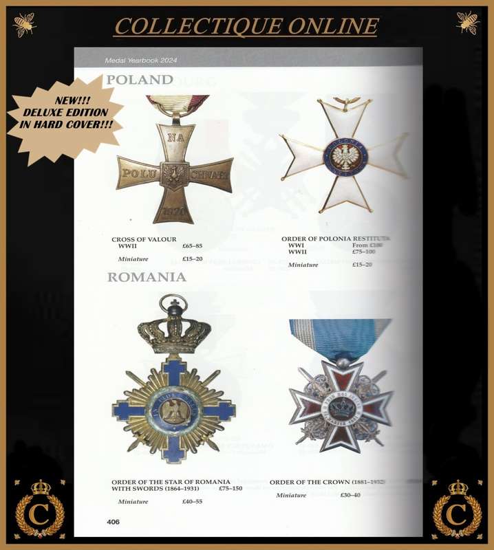 NEW IN HARD COVER!!!2024 :  Medal Year Book : The Independent Price Guide and Collector`s Handbook.
