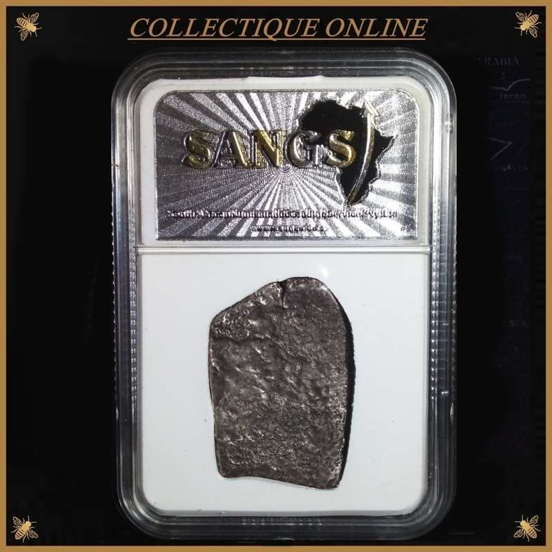 SPANISH `PIECE OF EIGHT` SILVER CIRCA 1680 : GRADE  AUTHENTIC. GRADED by S.A.N.G.S.
