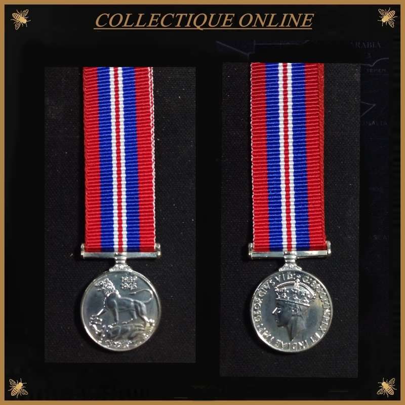 United Kingdom  : War Medal  : MINIATURE : IN EXCELLENT CONDITION. As Per Photo.