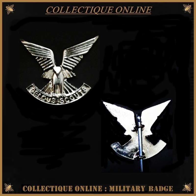 RHODESIA : SELOUS SCOUTS :  ( Chrome Plated / COPY ) CAP Badge : for O.R.s.  As Per Photo.