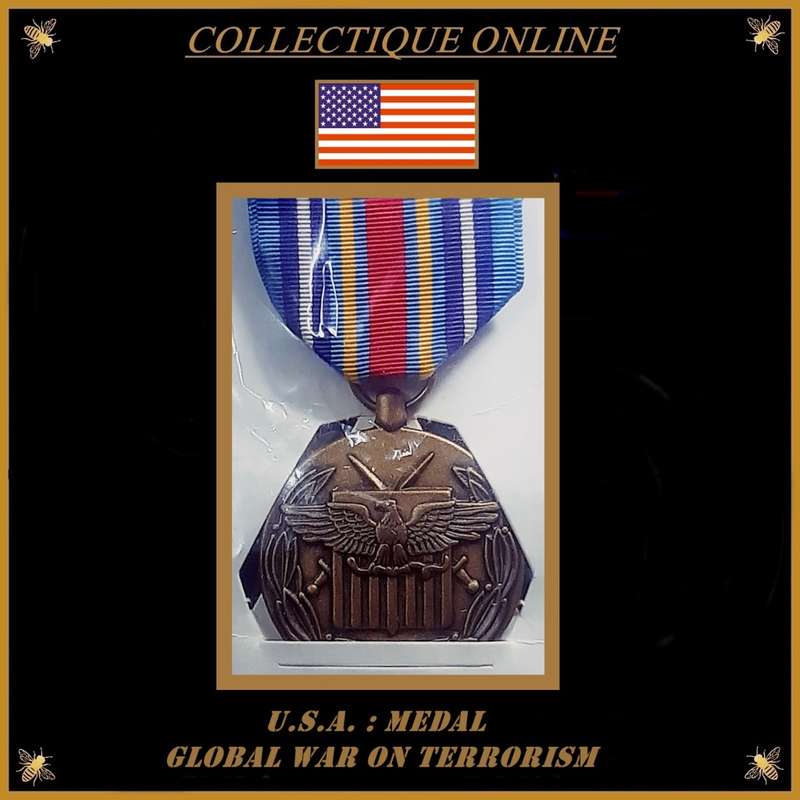 U.S.A. : GLOBAL WAR ON TERRORISM MEDAL : Brand New Medal : FULL SIZE. As Per Photo.