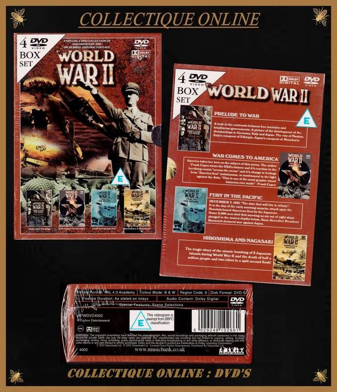 4 DVD'S SET : WORLD WAR II
