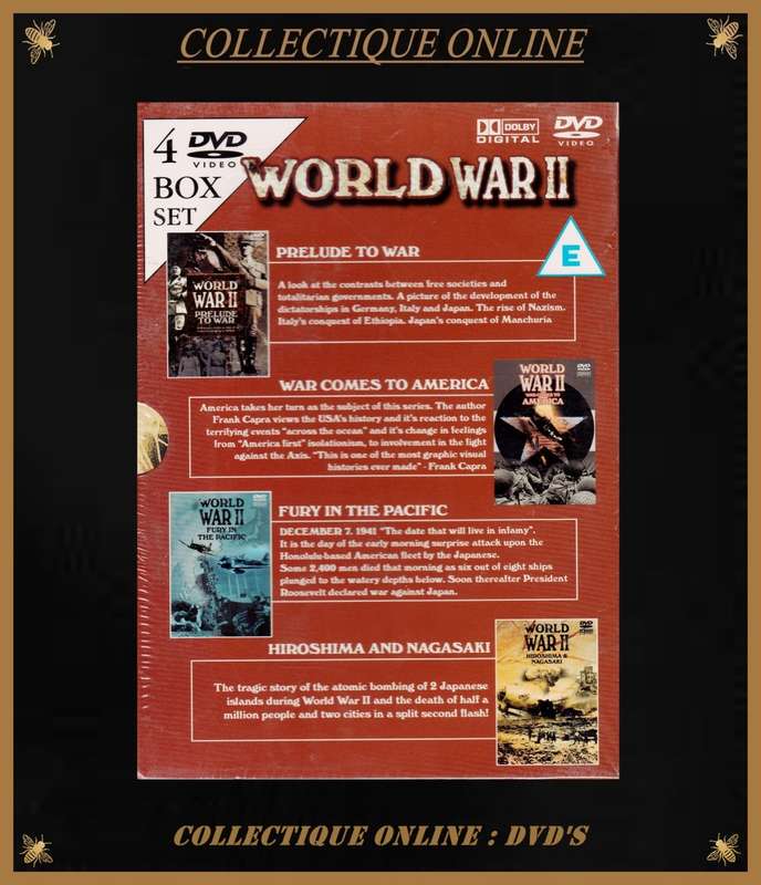 4 DVD'S SET : WORLD WAR II