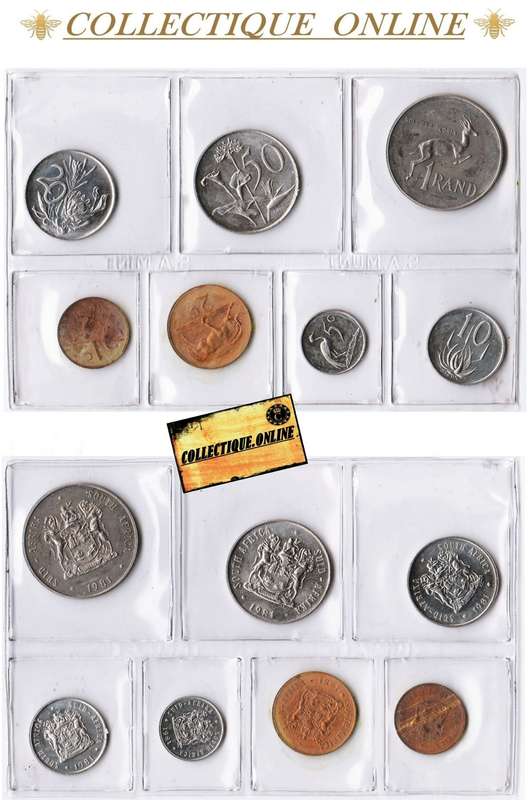 1981 : REPUBLIC of S. A. : UNC SET. As Per Photo.